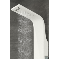 Alegre || White zuhanypanel, rozsdamentes acél